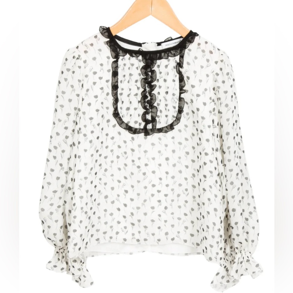 Dolce & Gabbana Girls' Silk Blouse Girl 5years old